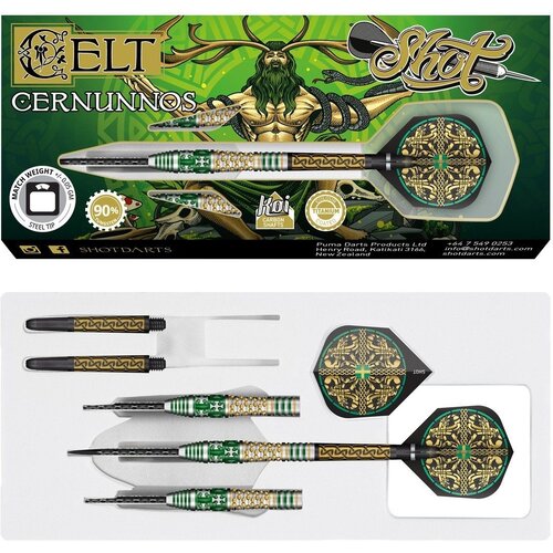Shot Shot Celt Cernunnos 90% Freccette Steel Darts