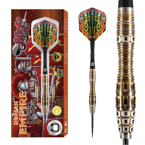 Shot Shot Roman Empire Legion 90% Freccette Steel Darts