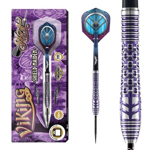 Shot Shot Viking Shield Maiden 90% Freccette Steel Darts