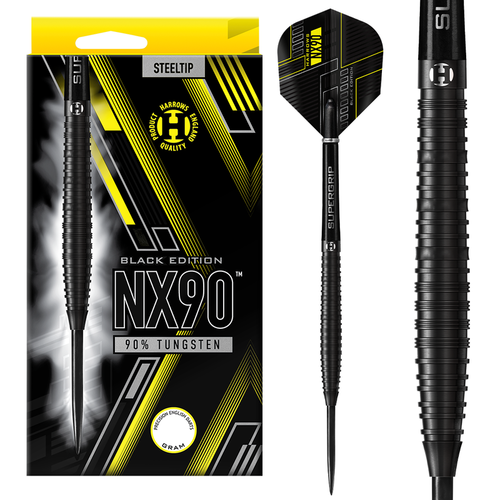 Harrows Harrows NX90 Black 90% Freccette Steel Darts