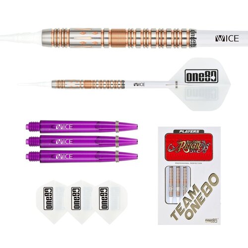 ONE80 ONE80 Ryo Nakai Rose Gold 90%  Freccette Soft Darts