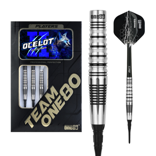 ONE80 ONE80 Ed Chambers V2 Black 90%  Freccette Soft Darts
