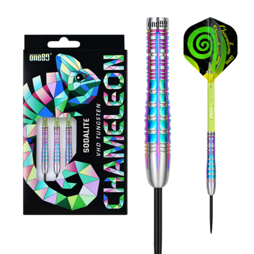 ONE80 ONE80 Chameleon Sodalite 90% Freccette Steel Darts