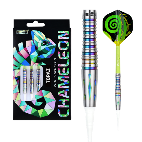 ONE80 ONE80 Chameleon Topaz 90%  Freccette Soft Darts