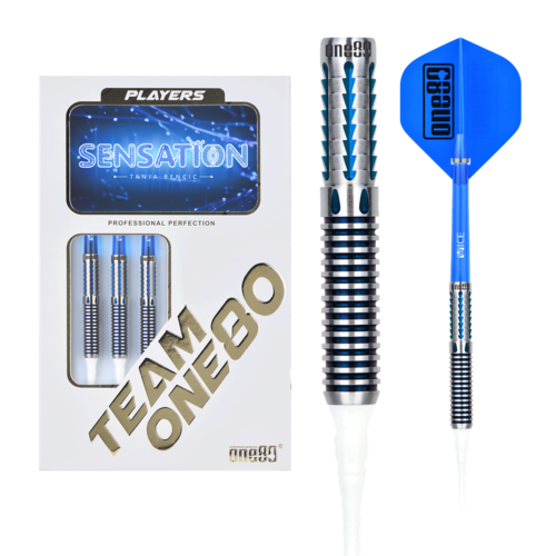 ONE80 ONE80 Tanja Bencic Sensation Blue 90%  Freccette Soft Darts