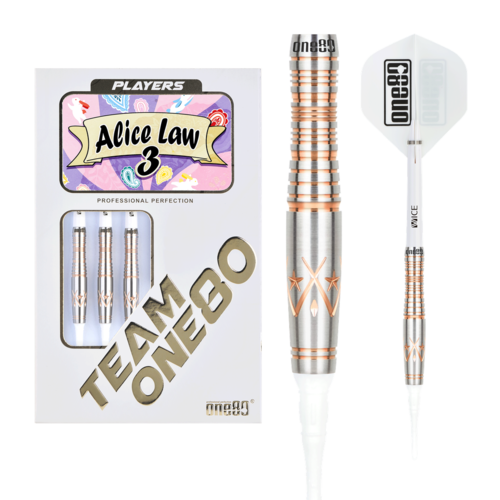 ONE80 ONE80 Alice Law III Rosegold 90%  Freccette Soft Darts
