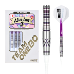 ONE80 Alice Law III Purple 90%  Freccette Soft