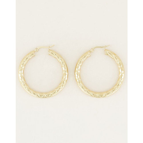 My Jewellery EARRINGS PATTERN - GOLD