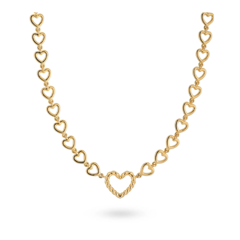 24Kae HEART CHAIN NECKLACE - GOLD