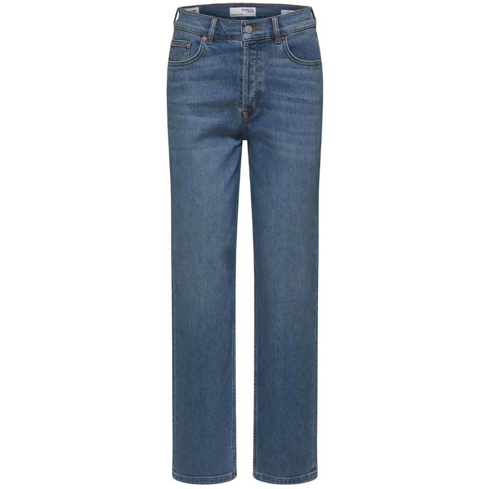 Selected Femme STRAIGHT FIT JEANS - MEDIUM BLUE