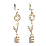 Day & Eve LOVE DROP EARRING - GOLD