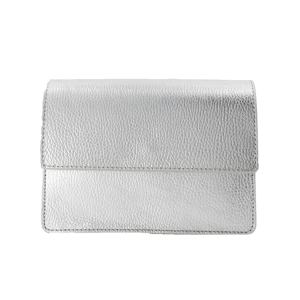 LOTZ & LOT ALICIA METALLIC BAG - SILVER