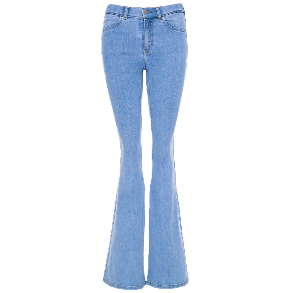 DRDENIM MACY FLARED JEANS - PYKE PLAIN LIGHT