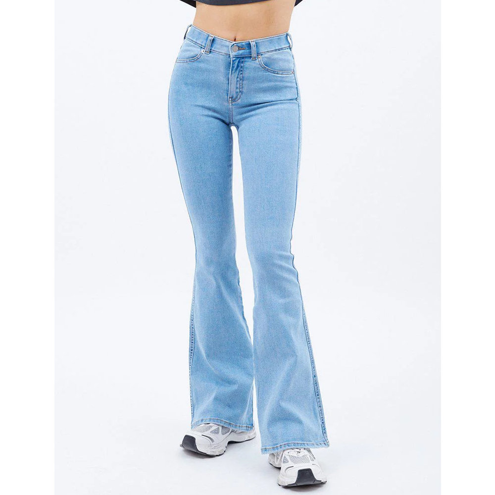 DRDENIM MACY FLARED JEANS - PYKE PLAIN LIGHT