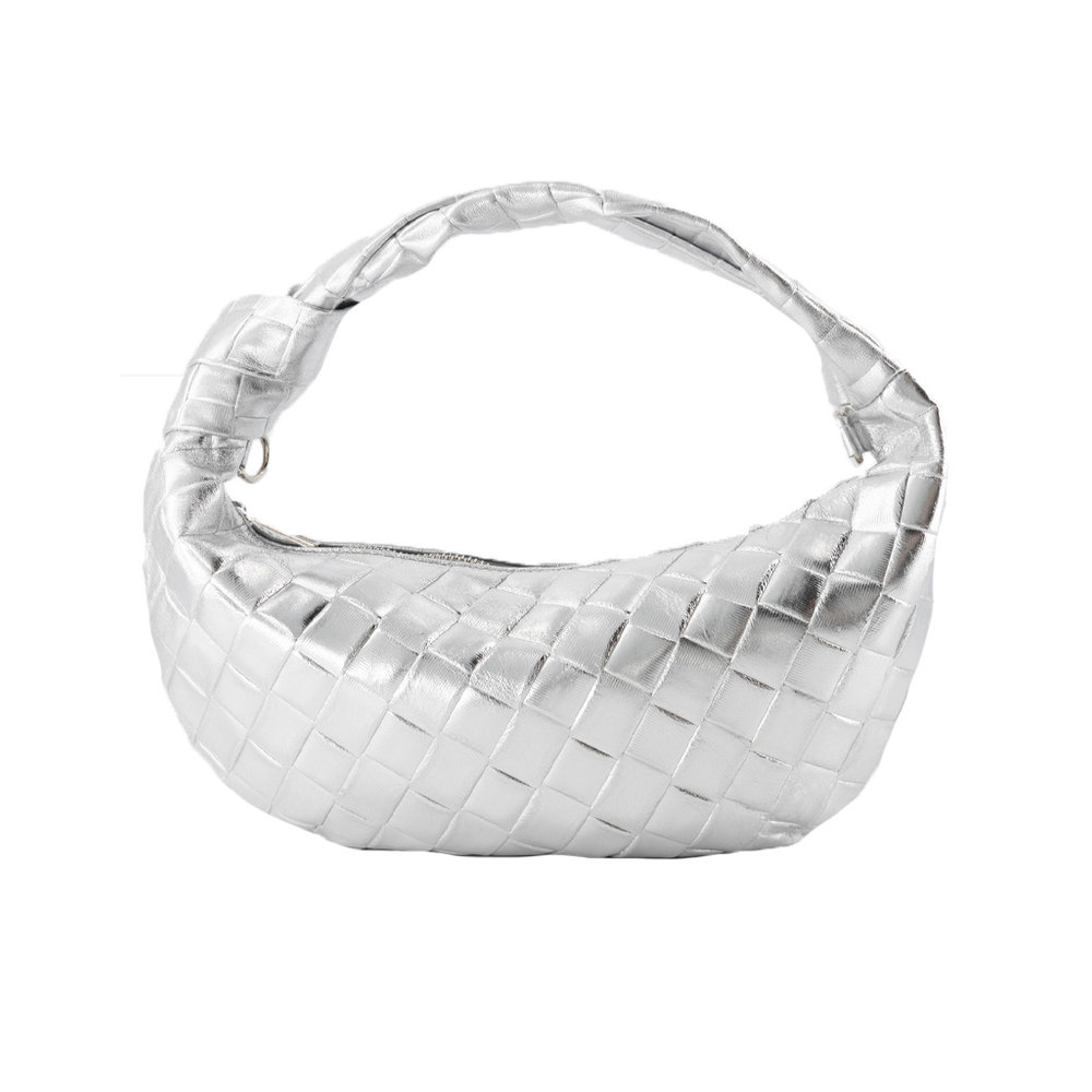 LOTZ & LOT BOTTA METTALIC BAG - SILVER