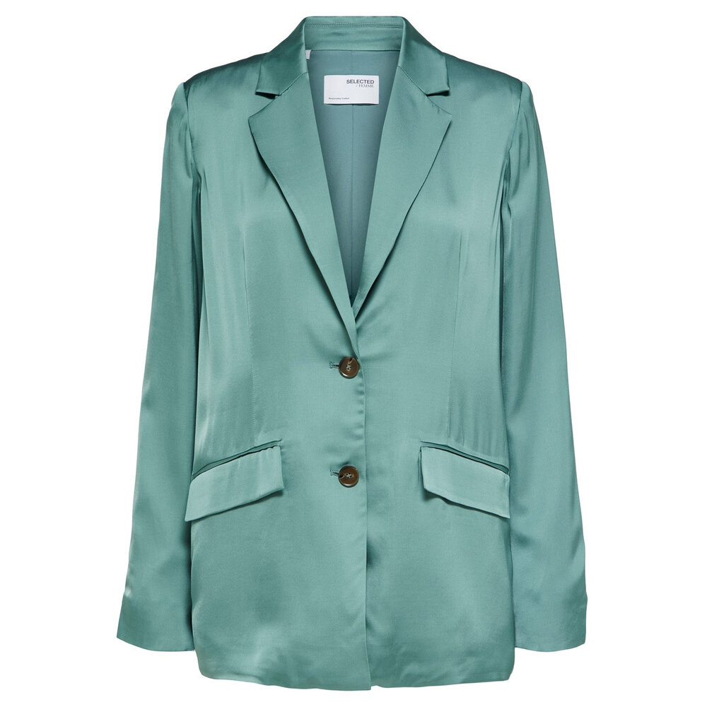 Selected Femme AGNE RELAXED BLAZER - PASTEL TURQUOISE