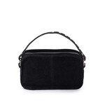 NUNOO HELENA SUEDE BAG - BLACK/GOLD