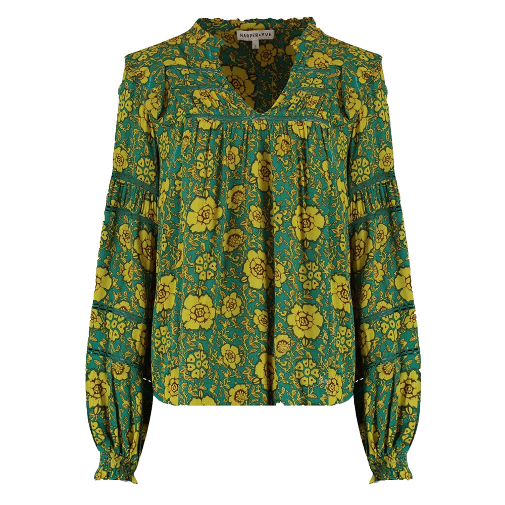 Harper & Yve JESS BLOUSE - GREEN