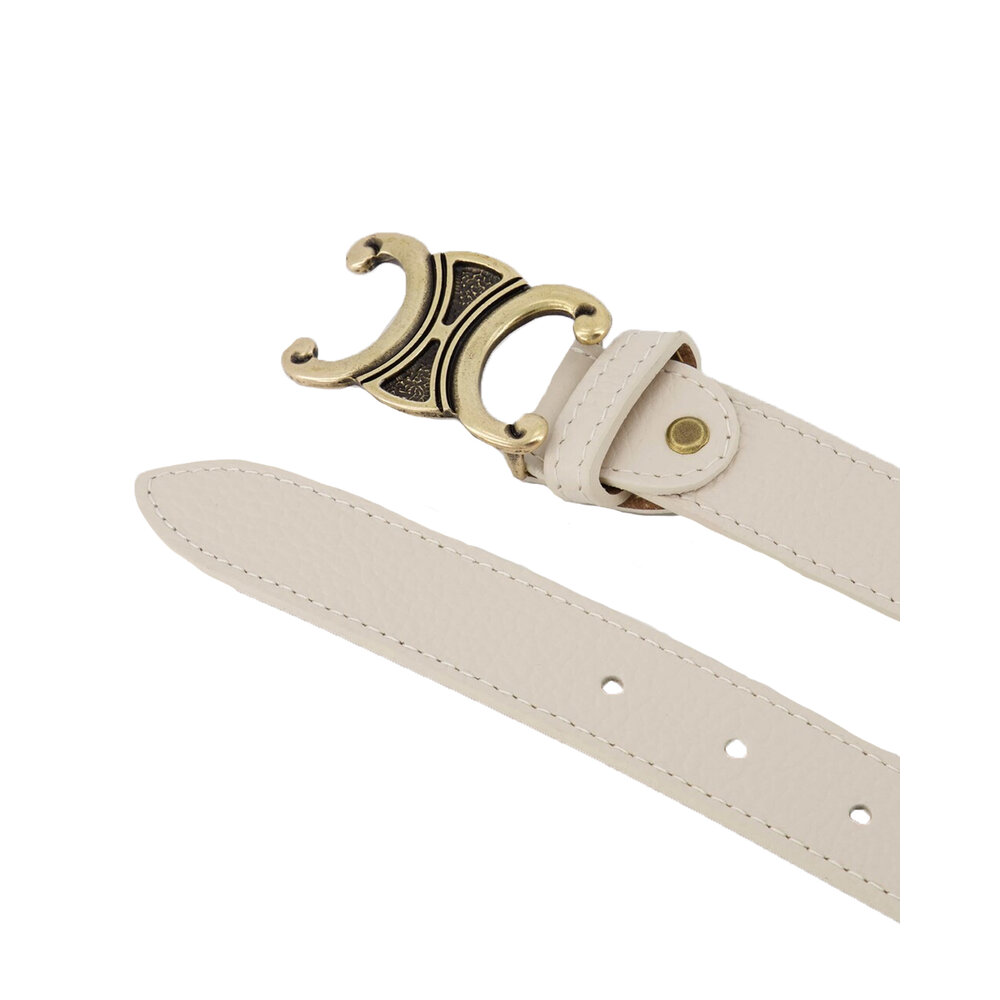 LOTZ & LOT CELINE BELT - ECRU