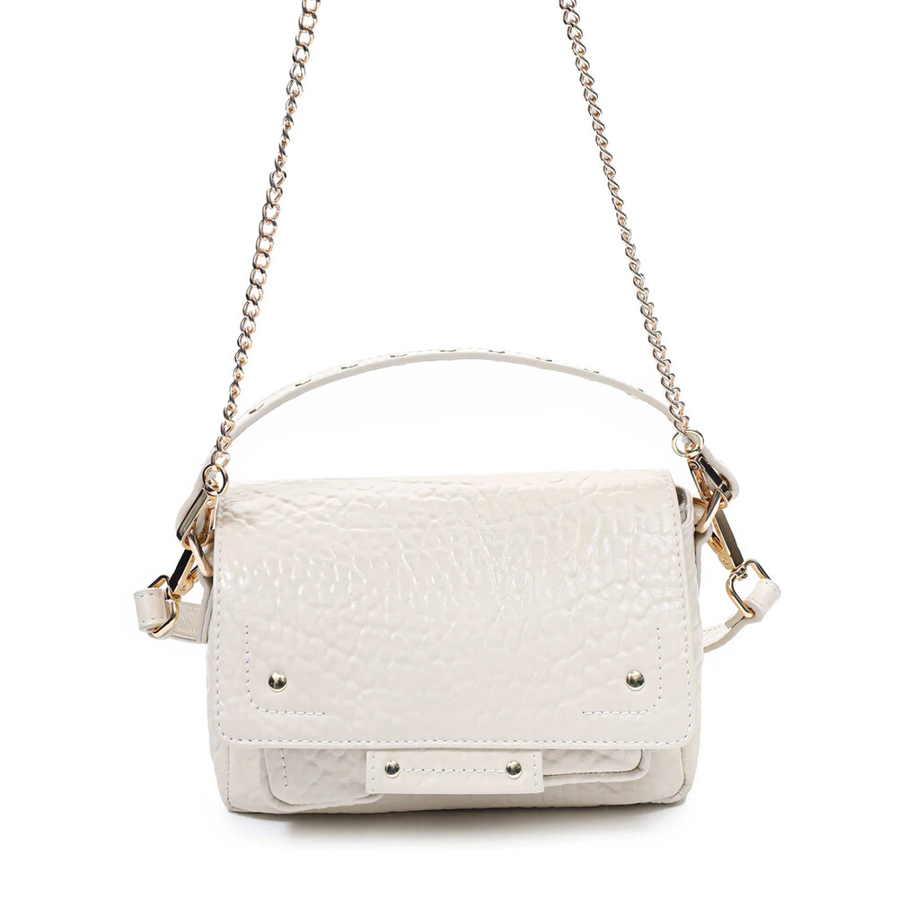 NUNOO SMALL HONEY NEW ZEALAND BAG - BEIGE/GOLD