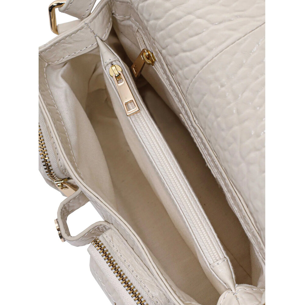 NUNOO SMALL HONEY NEW ZEALAND BAG - BEIGE/GOLD