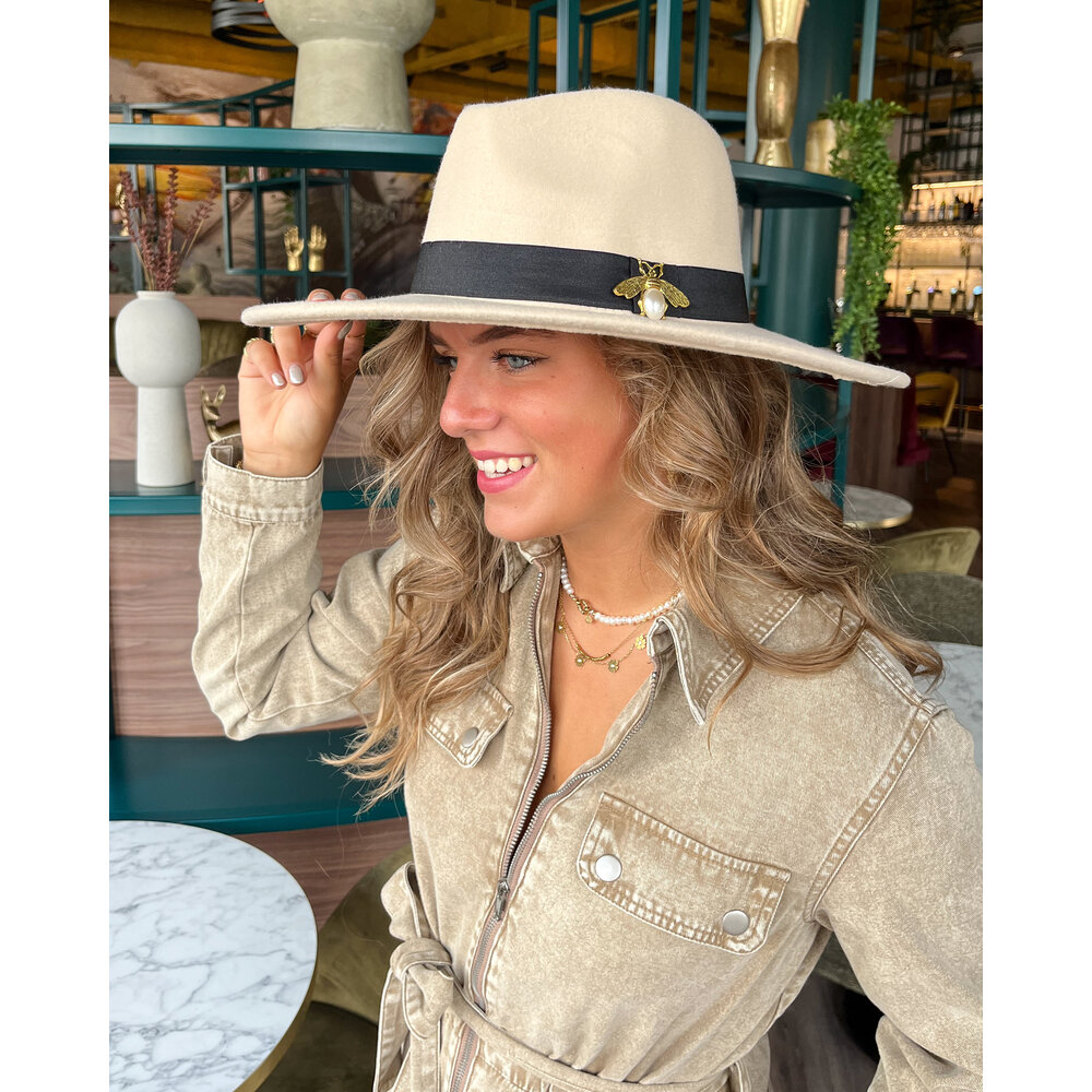 LOTZ & LOT BEE HAT - BEIGE