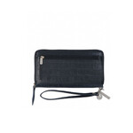 CLASSY WALLET - CROC BLACK