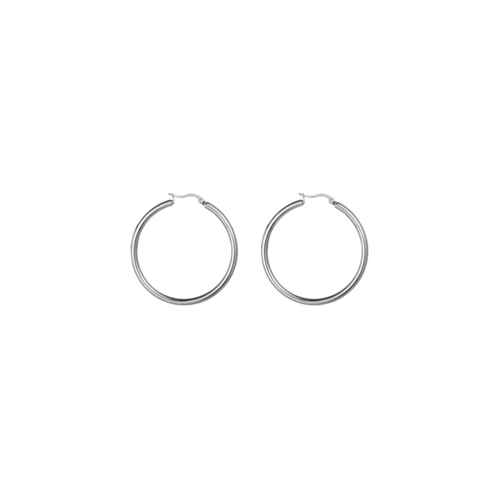 Day & Eve BIG HOOP EARRING - SILVER