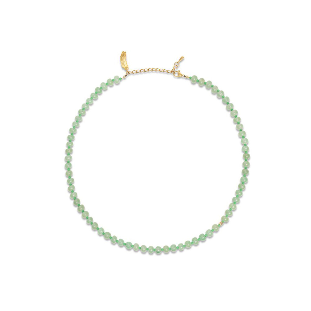 Le Veer WISH ME LUCK NECKLACE - GREEN