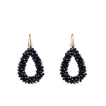 Day & Eve DRUPPEL EARRING - BLACK/GOLD