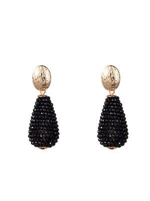 Day & Eve DRUP EARRING - BLACK/GOLD