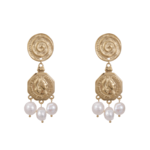 By Jam EARRING WITH PEARLS -  GOLD