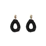 Day & Eve OVAL EARRING - BLACK