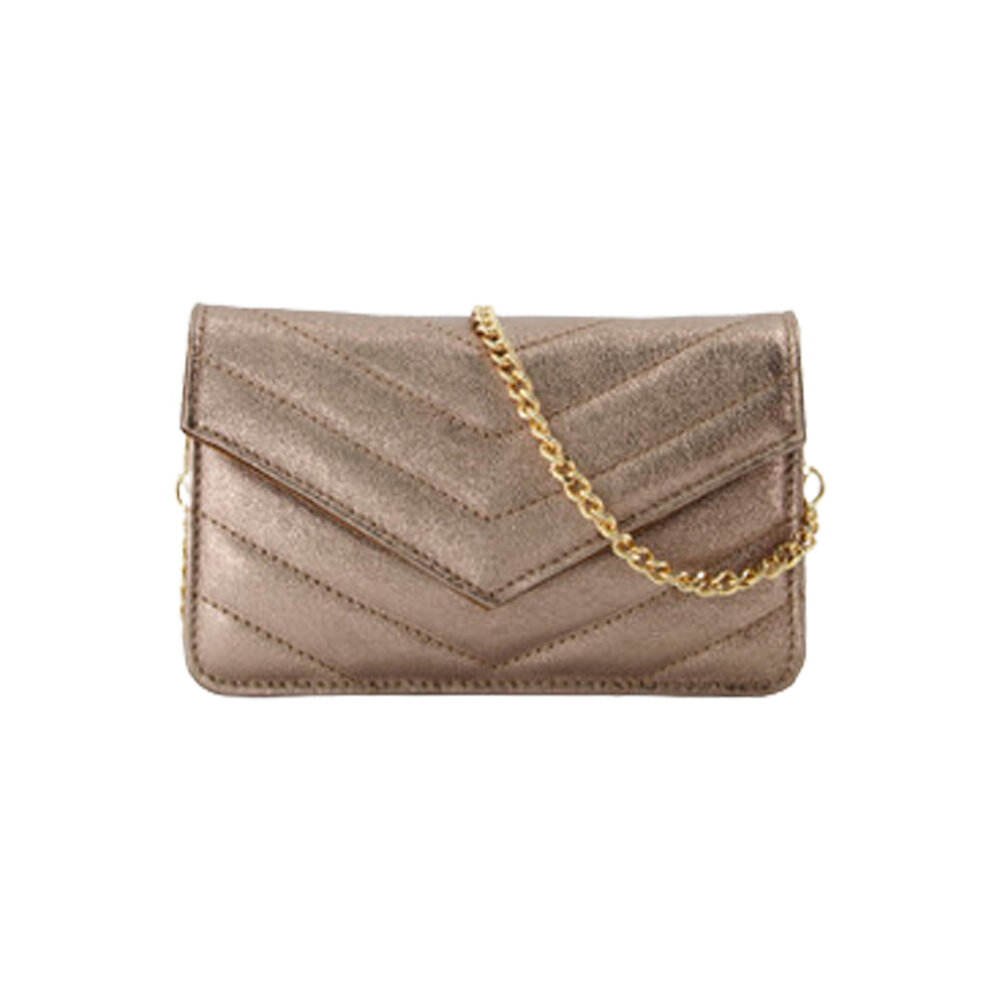 LOTZ & LOT LAURIE METALLIC BAG - BRONZE