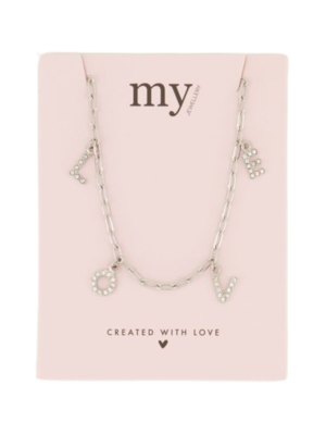 My Jewellery NECKLACE WITH LOVE - SILVER