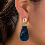 Day & Eve DRUP EARRING - BLUE/GOLD