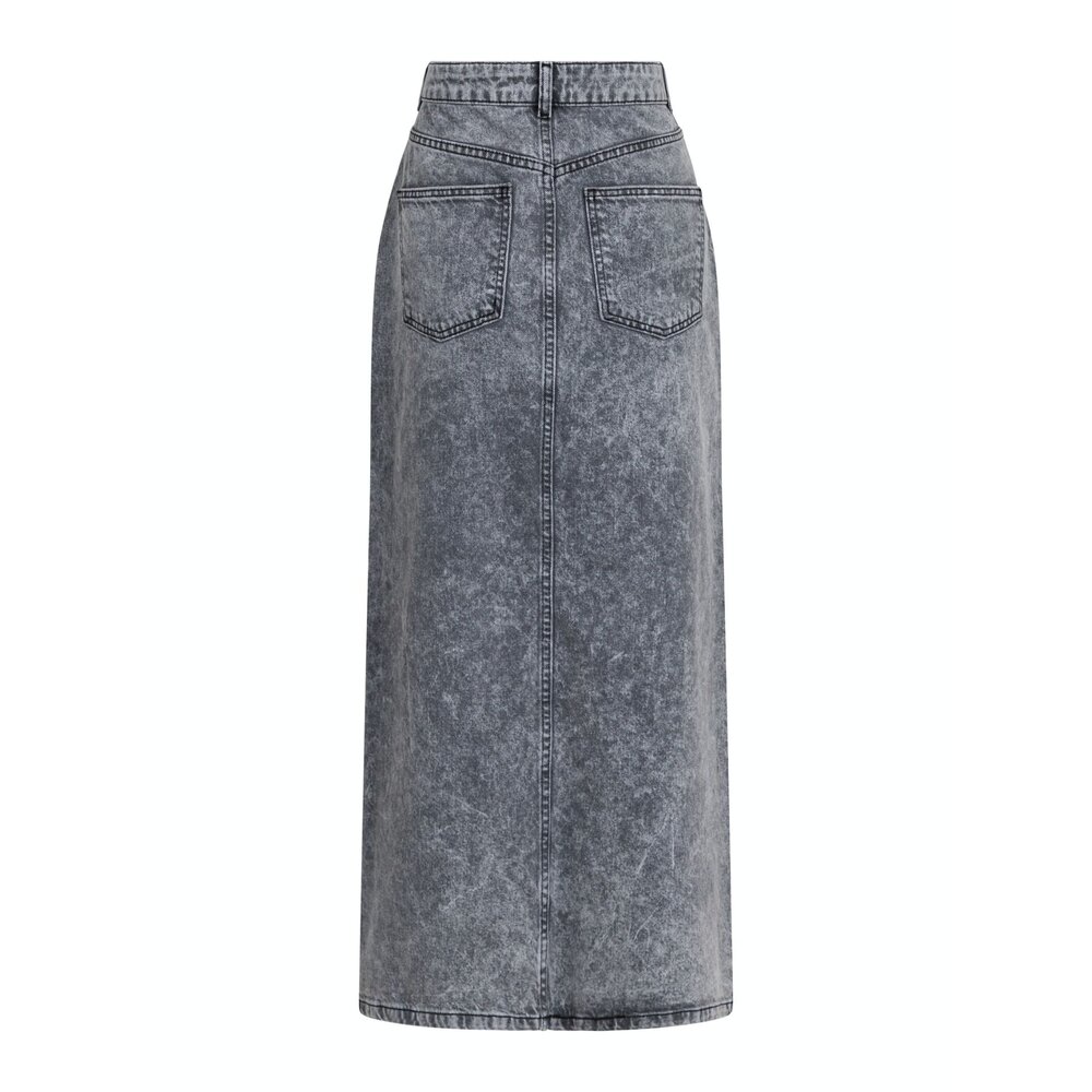 Neo Noir FRANKIE DENIM SKIRT - GREY