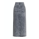 Neo Noir FRANKIE DENIM SKIRT - GREY