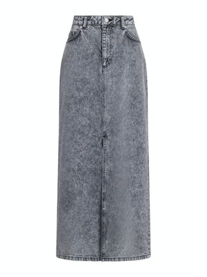 Neo Noir FRANKIE DENIM SKIRT - GREY