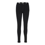 Selected Femme SLFSOPHIA MW SKINNY JEANS - BLACK