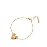 Day & Eve CHUNKY HEART BRACELET - GOLD