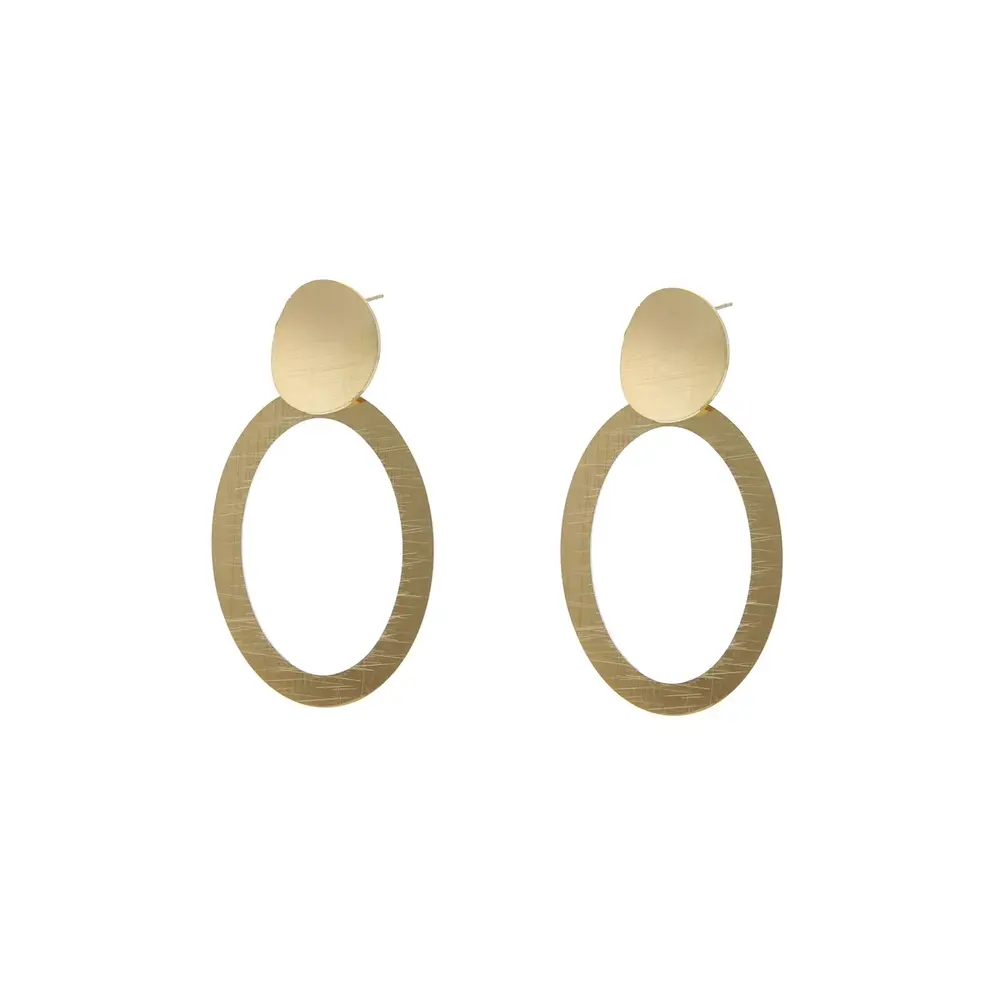 Day & Eve BIG ROUND EARRING - GOLD