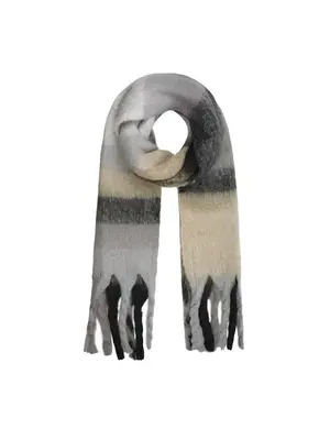 LOTZ & LOT RAVEN SCARF - GREY