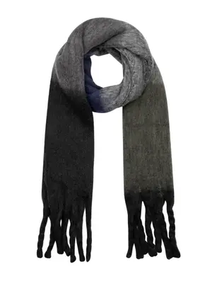 LOTZ & LOT RAVEN SCARF - BLUE/BLACK