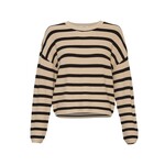 Moss Copenhagen MARTHEA RACHELLE PULLOVER - BLACK/BEIGE