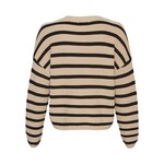 Moss Copenhagen MARTHEA RACHELLE PULLOVER - BLACK/BEIGE