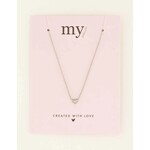 My Jewellery NECKLACE WITH SMALL HEART - SILVER