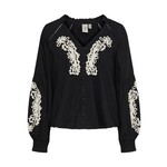 Y.A.S TAPELA  TOP - BLACK