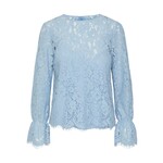 Y.A.S PERLA LACE TOP - CLEAR SKY