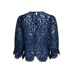 Neo Noir ADELA EMBROIDERY BLOUSE - BLUE